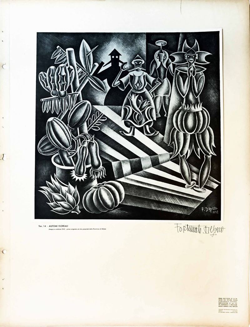 Fortunato Depero (1892-1960) AUTOMI FLOREALI  - Auction Vintage Posters - Cambi Casa d'Aste