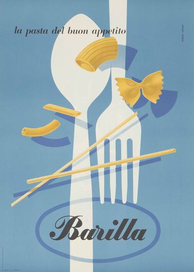 Erberto Carboni (1899 – 1984)la Pasta del Buon Appetito / Barilla