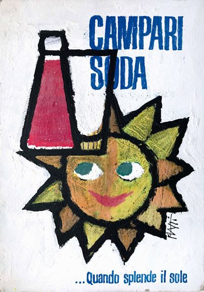 Celestino Piatti (1922-2007)campari Soda Quando Splende il Sole