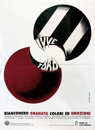 Armando Testa (1917-1992)bianconero Granata Colori ed Emozioni