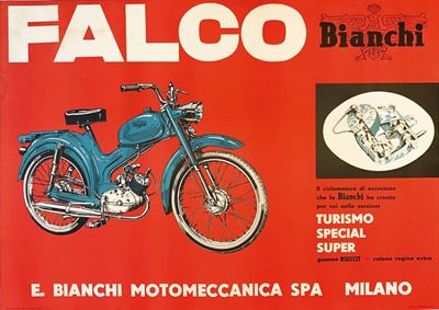Artista Non Identificatofalco Bianchi, il Ciclomotore di Eccezione…