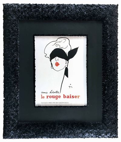 René Gruau (1909 – 2004)rouge Baiser – Christian Dior
