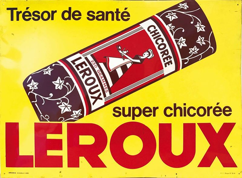 Unknown artist SUPER CHICOREE LEROUX  - Auction Vintage Posters - Cambi Casa d'Aste