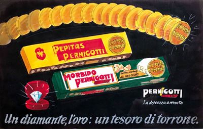 Pubblicita’ Fcb/macpepitas Pernigotti… / un Diamante, L’oro: un Tesoro di Torrone
