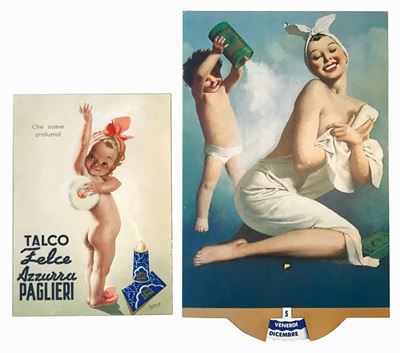 Gino Boccasile (1901-1952)borotalco Roberts / Talco Felce Azzurra Paglieri