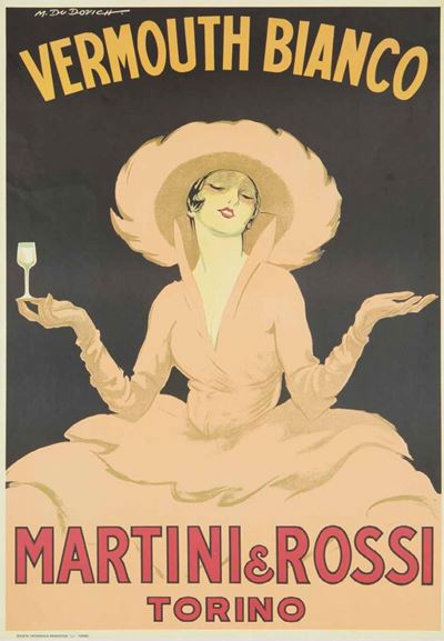 Marcello Dudovich (1878-1962)vermouth Bianco / Martini & Rossi