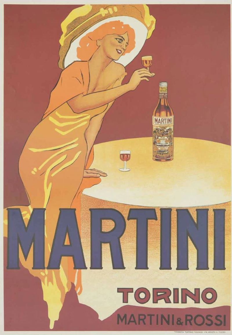 Marcello Dudovich (1878-1962) MARTINI TORINO / MARTINI & ROSSI  - Auction Vintage Posters - Cambi Casa d'Aste