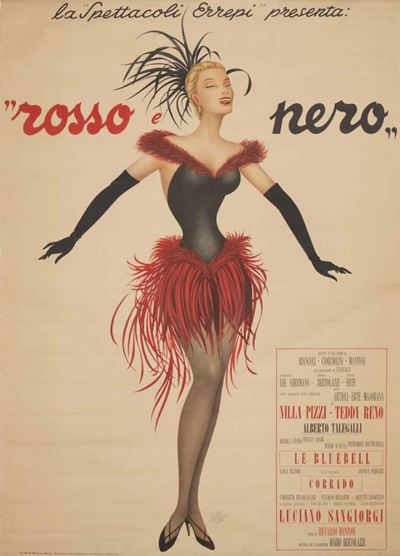 Paolo Federico Garretto (1903-1989)la Spettacoli Errepi Presenta: Rosso e Nero