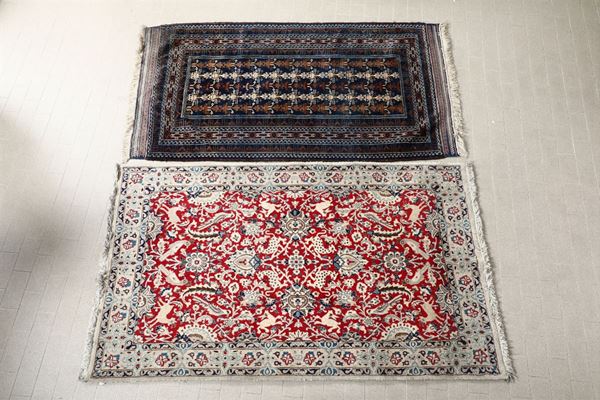 Lotto di due tappeti persiani XX secolo