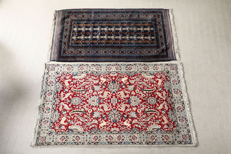 Lotto di due tappeti persiani XX secolo  - Asta Arredi - Cambi Casa d'Aste