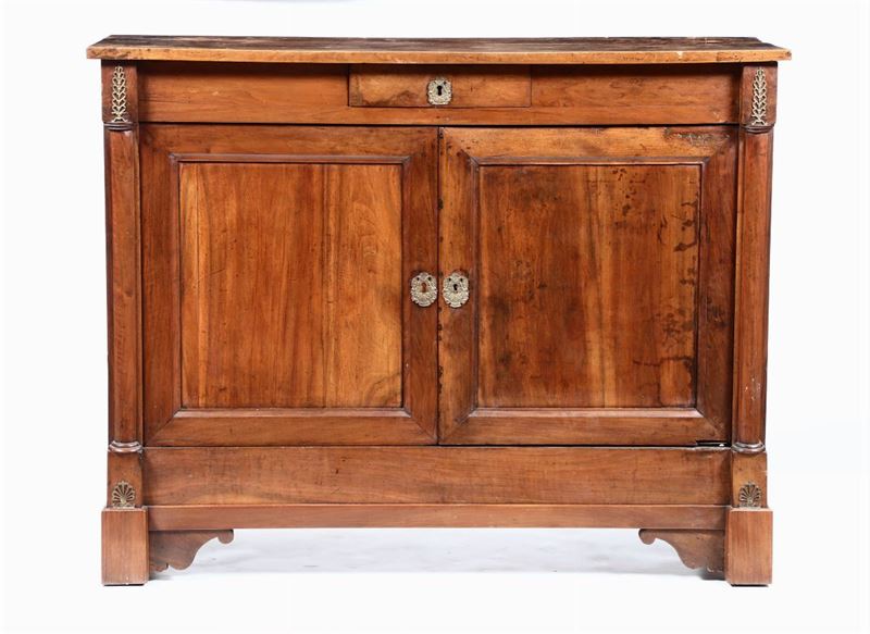 Credenza Impero a due ante, XIX secolo  - Auction Furniture - Cambi Casa d'Aste