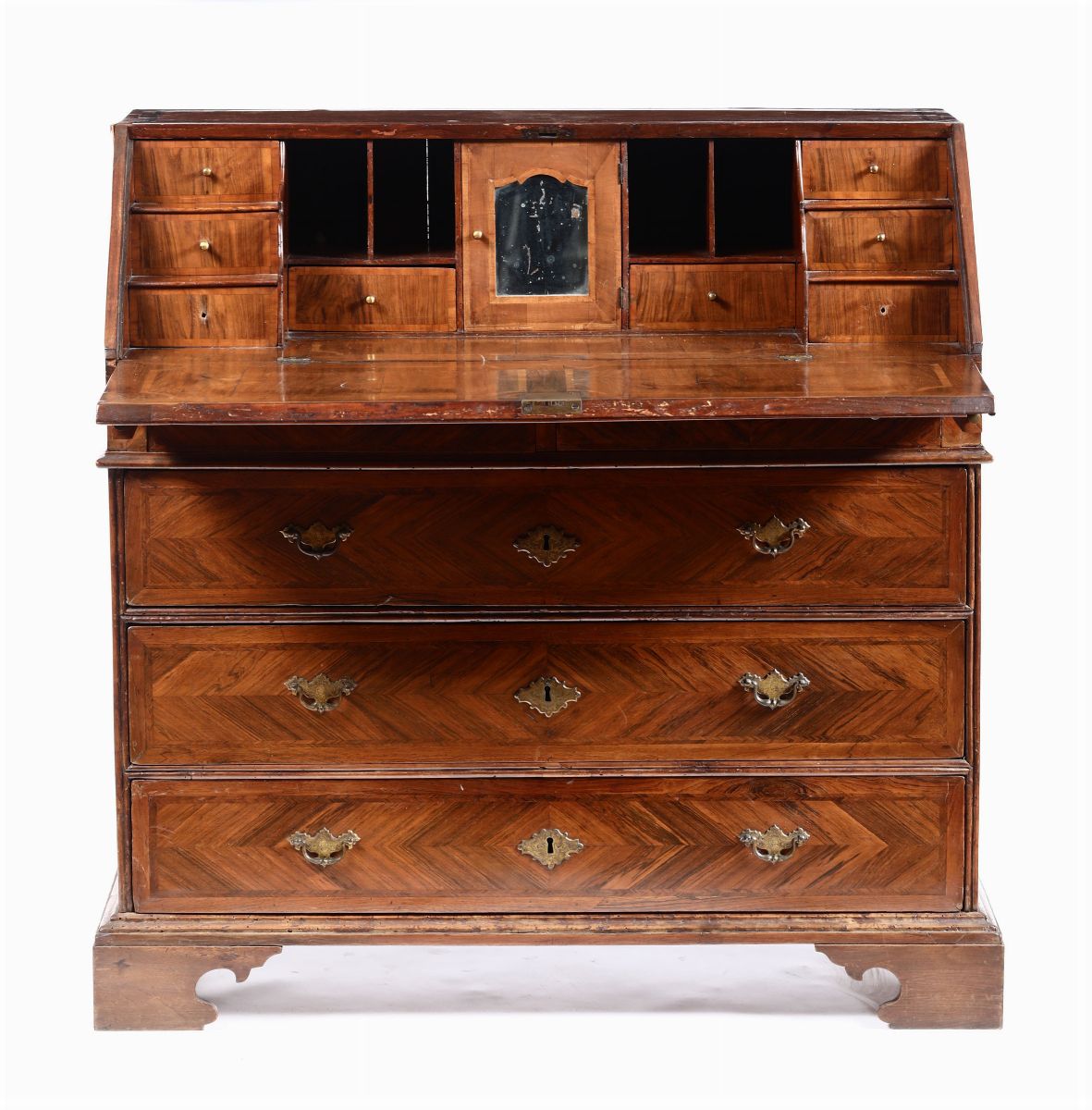 Bureau, Luigi XIV in palissandro a lisca di pesce, Genova, XVIII secolo