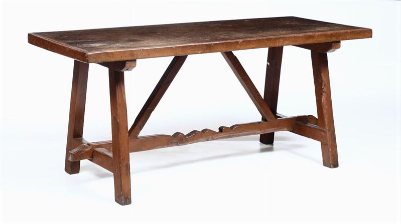 Tavolo fratino in stile, XIX-XX secolo  - Auction Furniture - Cambi Casa d'Aste