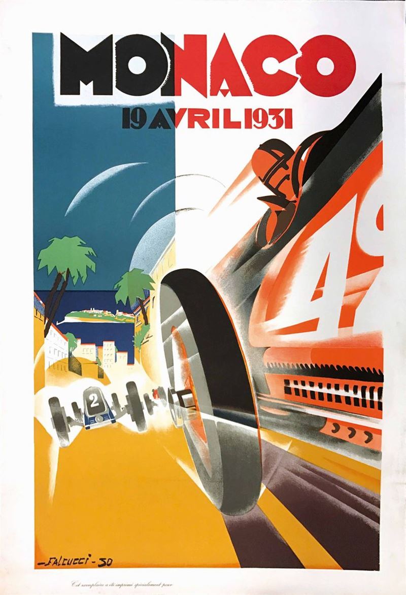 Robert Falcucci (1900-1989) MONACO 19 AVRIL 1931  - Auction Vintage Posters - Cambi Casa d'Aste