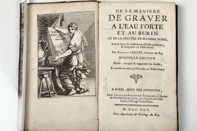 Bosse,abrahamde la Maniere De Graver a L'eau Forte Et Au Burin Et De la Gravure En Maniere Noire....