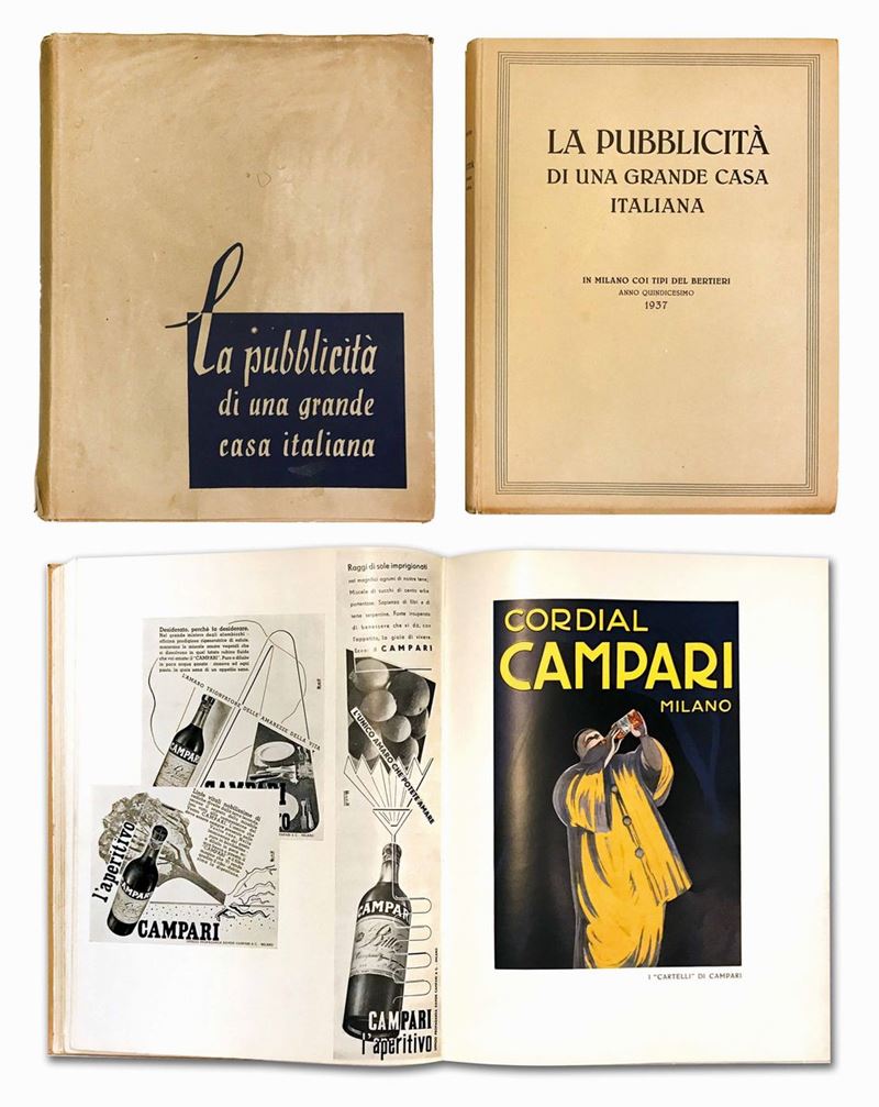 Mario Ferrigni (1878-1943) LA PUBBLICITA’ DI UNA GRANDE CASA ITALIANA [CAMPARI]  - Auction Vintage Posters - Cambi Casa d'Aste