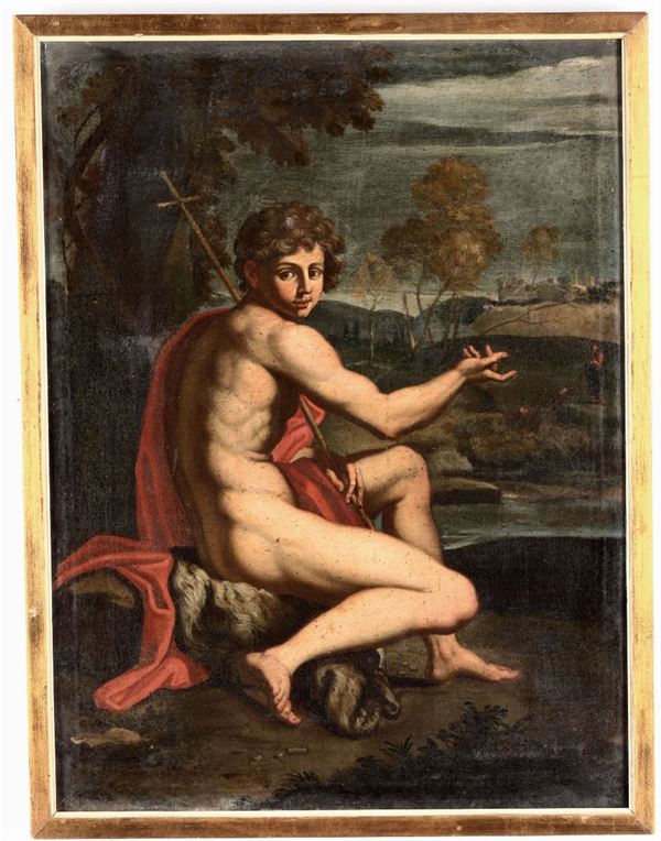 Scuola emiliana del XVII secolo San Giovanni Battista