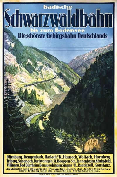 Artista Non Identificatobadische Schwarzwaldbahn Bis Zum Bodensee…