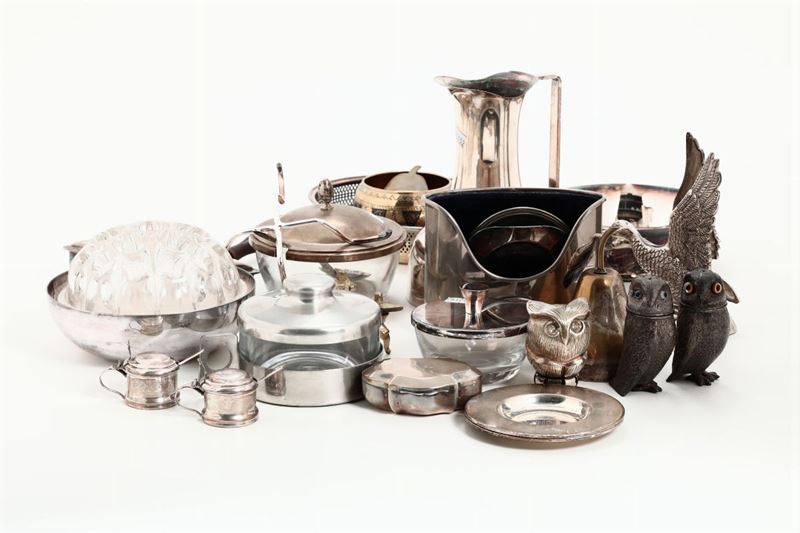 Lotto misto oggetti in metallo  - Auction Ceramics and Antiquities - Cambi Casa d'Aste