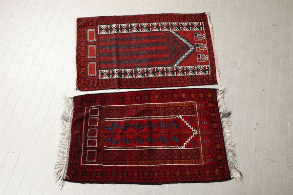  Coppia tappeti belucistan XX secolo