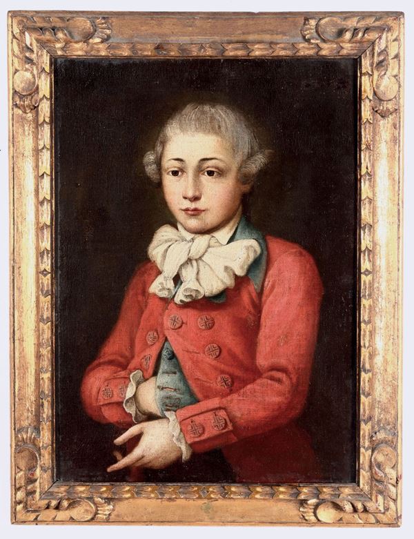 Scuola italiana del XVIII secolo Ritratto di giovane gentiluomo