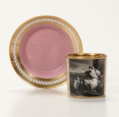 Tazza con Piattino Parigi, 1800 Circa