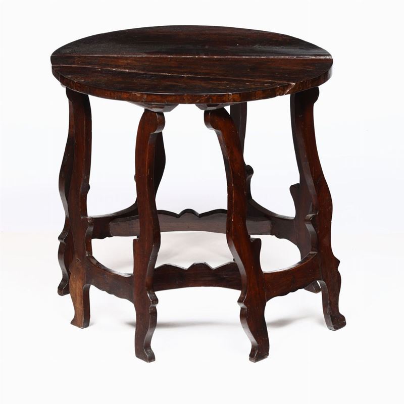Coppia di mezzi tavoli a demi-lune, XVIII-XIX secolo  - Auction Antiques II - Timed Auction - Cambi Casa d'Aste