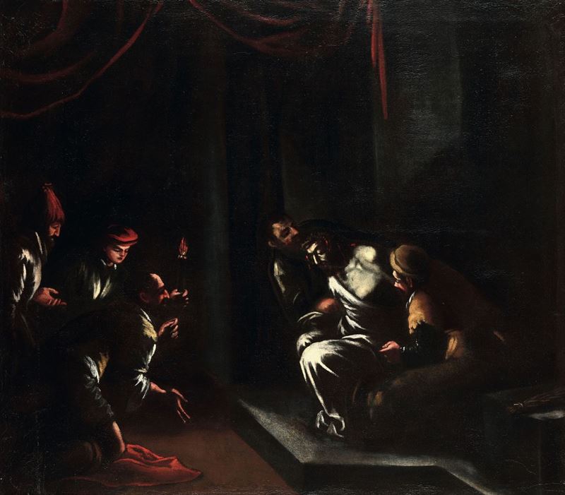 Ambito dei Bassano, XVI-XVII secolo Gesù deriso  - Auction Fine Art - Cambi Casa d'Aste