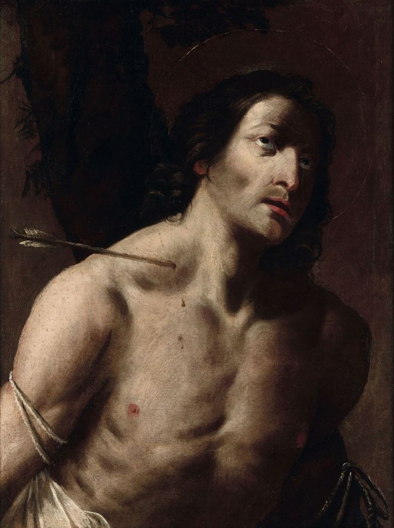 Scuola Italiana del XVII secolo San Sebastiano  - Asta Antiquariato - Cambi Casa d'Aste