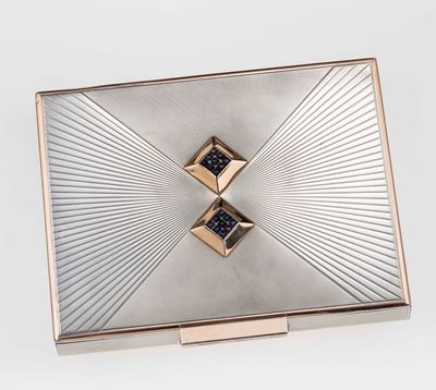 Van Cleef & Arpels N.y. Minaudiã¨re con Zaffiri
