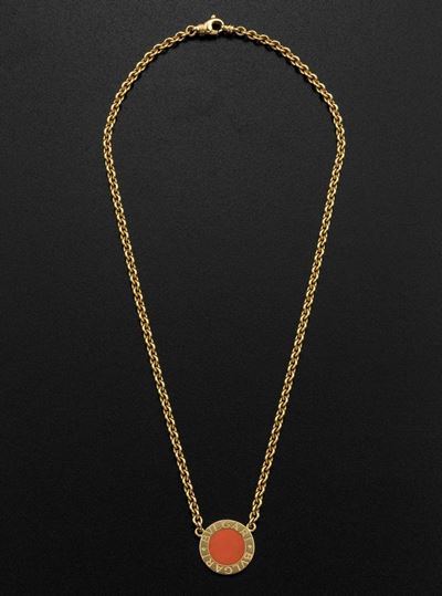 Bulgari. Girocollo con Cialda in Corallo