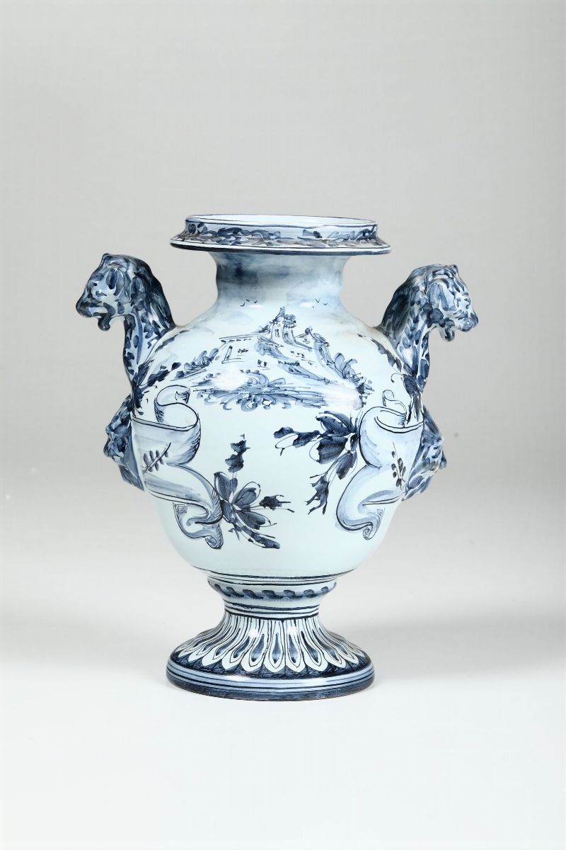 Vaso Biansato Albisola, Bottega Emmebi, XX Secolo