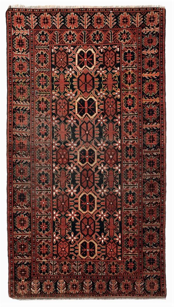 Particolare tappeto Ersari, Turkestan occidentale fine XIX inizio XX secolo