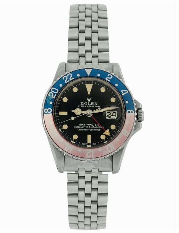 Rolex, Oyster Perpetual, GMT MASTER, Superlative Chronometer, Officially Certified, case No. 2874009,  [..]