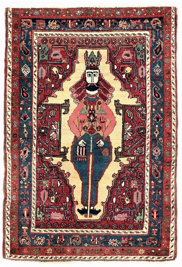 Particolare tappeto Kurdo inizio XX secolo