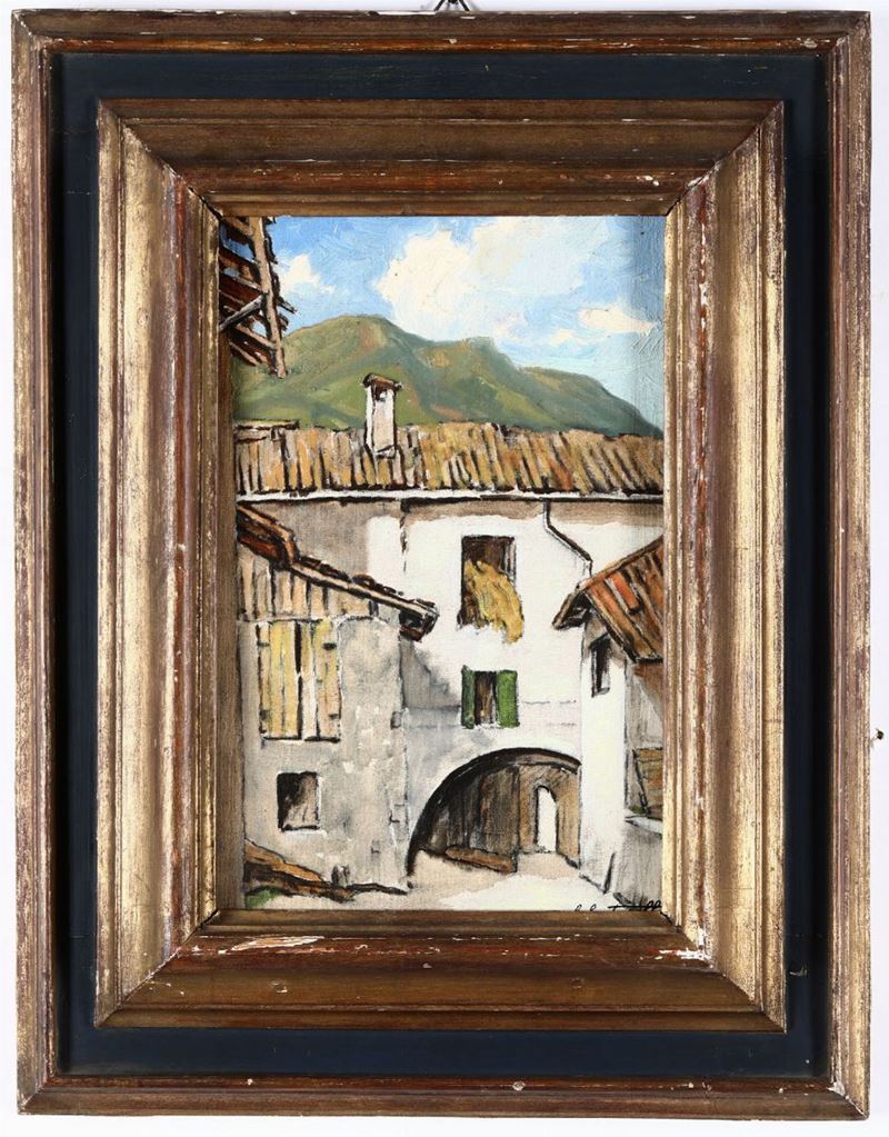 Carlo Sartorelli (1896 - 1956) Paesaggio  - Asta Dipinti del XIX e XX Secolo - Cambi Casa d'Aste