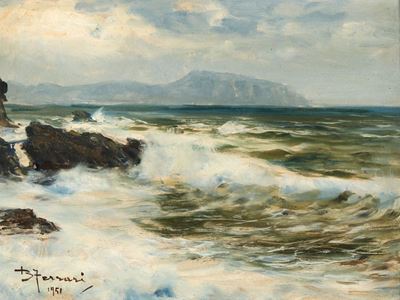 Berto Ferrari (1887 - 1965)la Canzone del Mare, 1951