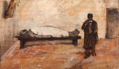 Giovanni Fattori (1825 - 1908)L'annegato