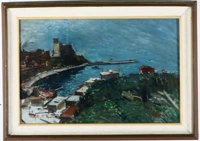 Pittore del XX Secolocoppia di Vedute di Lerici