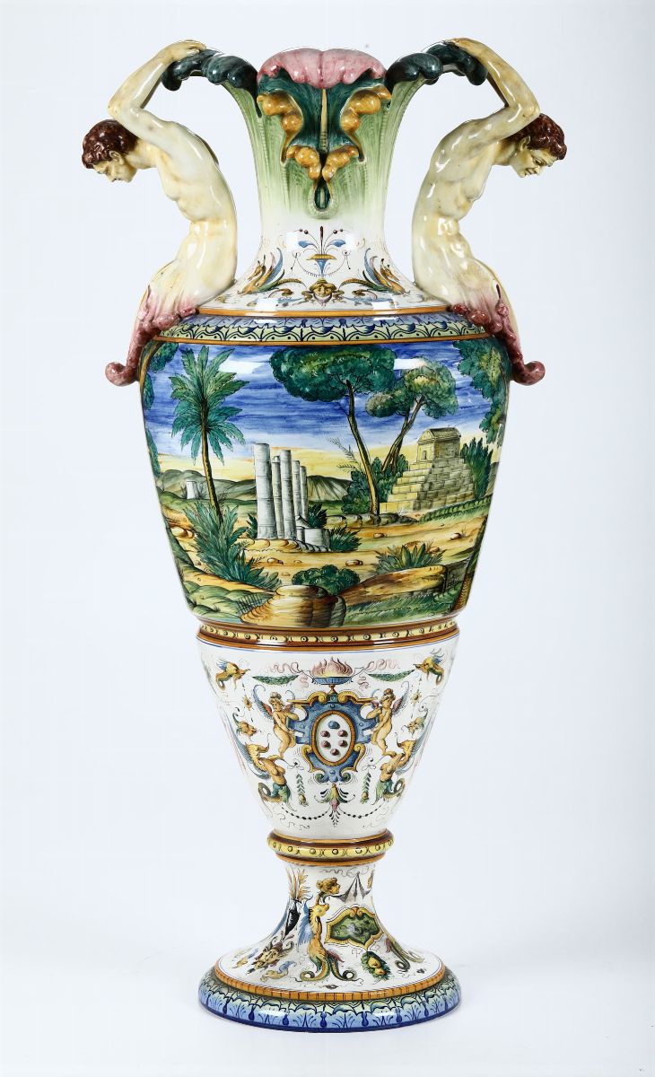 Grande Vaso Sesto Fiorentino, Manifattura la Colonnata, Verso il 1900