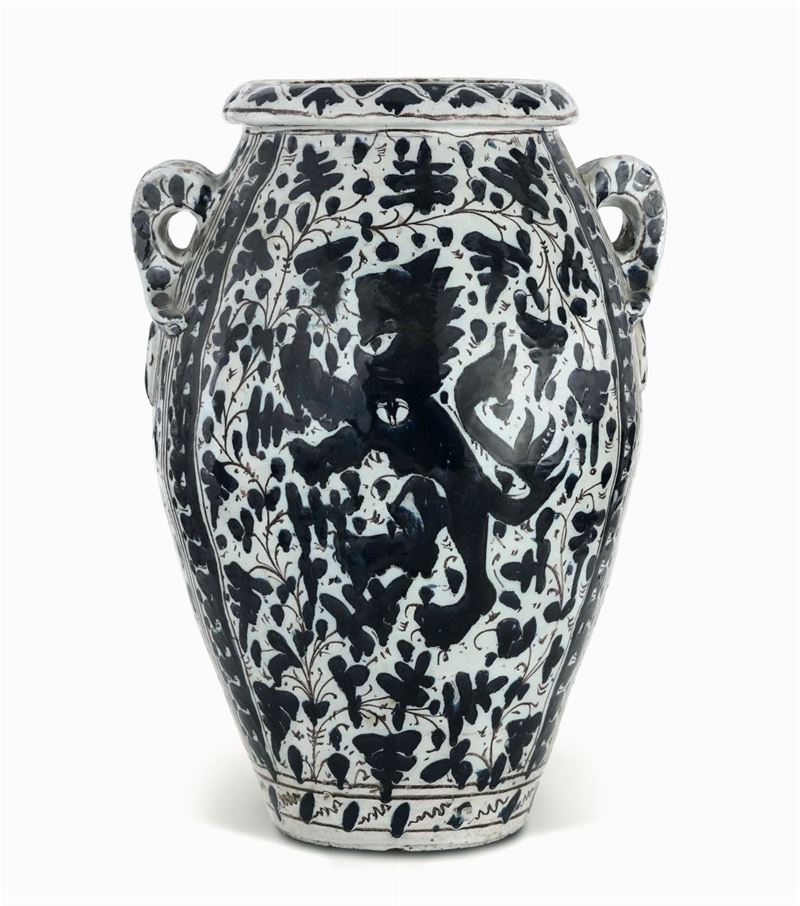 Grande vaso Cantagalli, prima metà del XX secolo  - Auction Fine Art - Cambi Casa d'Aste