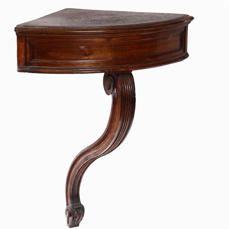 Angoliera in legno intagliato, XIX secolo  - Auction Furniture - Cambi Casa d'Aste