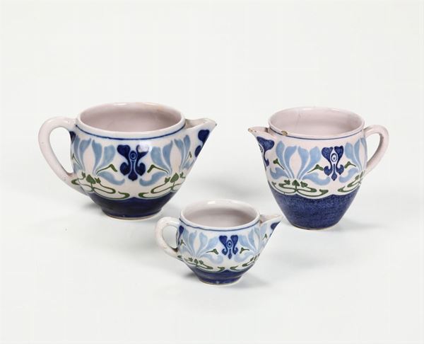 Galileo Chini, tre pezzi in ceramica