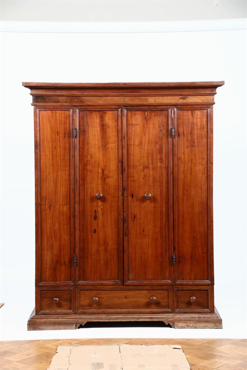 Armadio a due ante, XIX secolo  - Auction Furniture - Cambi Casa d'Aste