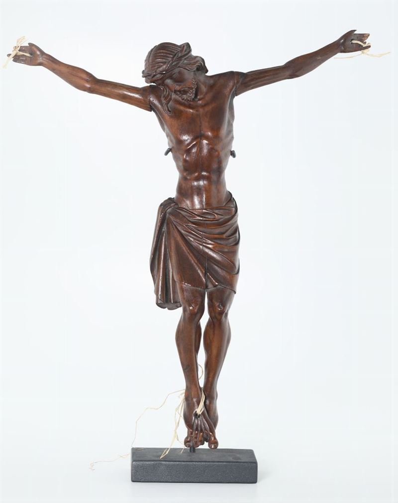 Corpus Christi in legno scolpito, XX secolo  - Asta Asta a tempo Scultura e Oggetti d'Arte - Cambi Casa d'Aste