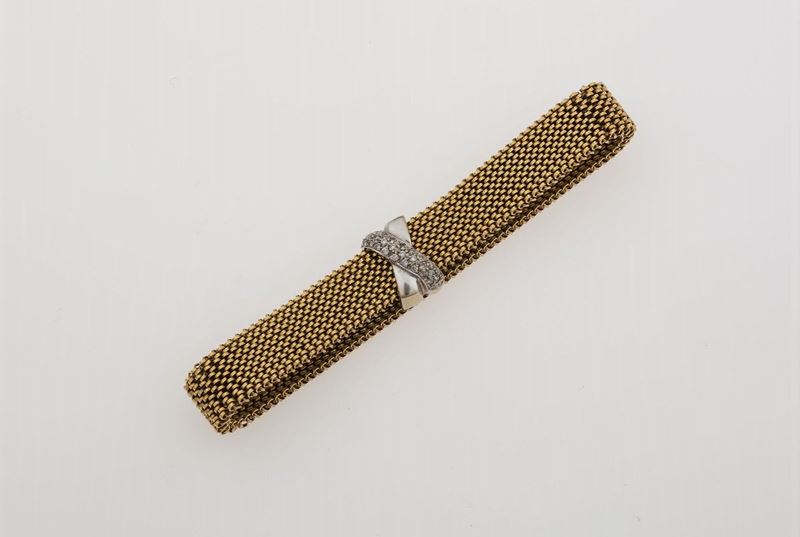 Gold and diamond bracelet  - Auction Jewels - Cambi Casa d'Aste