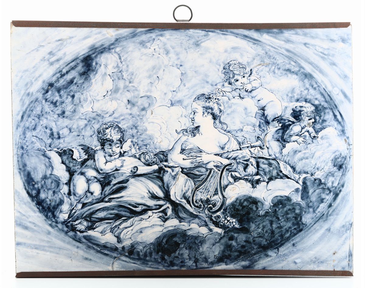 Quattro Targhe Albisola, XX Secolo Manlio Trucco (genova 1884 - Albisola Superiore 1974)