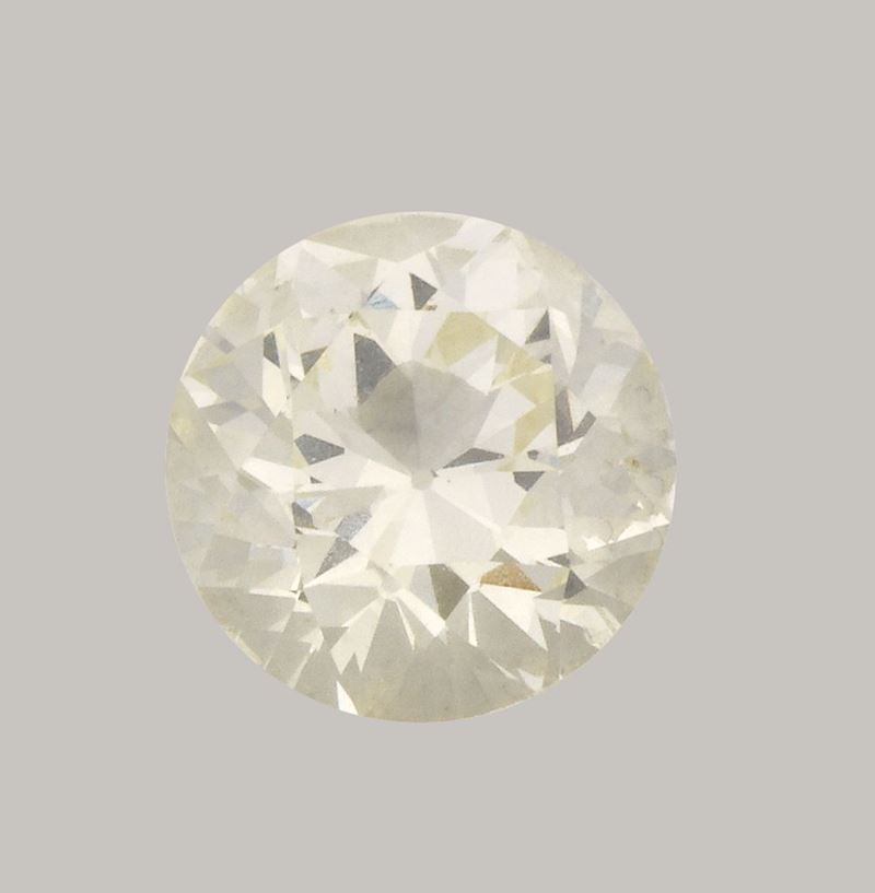 Unmounted old European cut diamond weighing 3.45 carats  - Auction Fine Jewels - II - Cambi Casa d'Aste