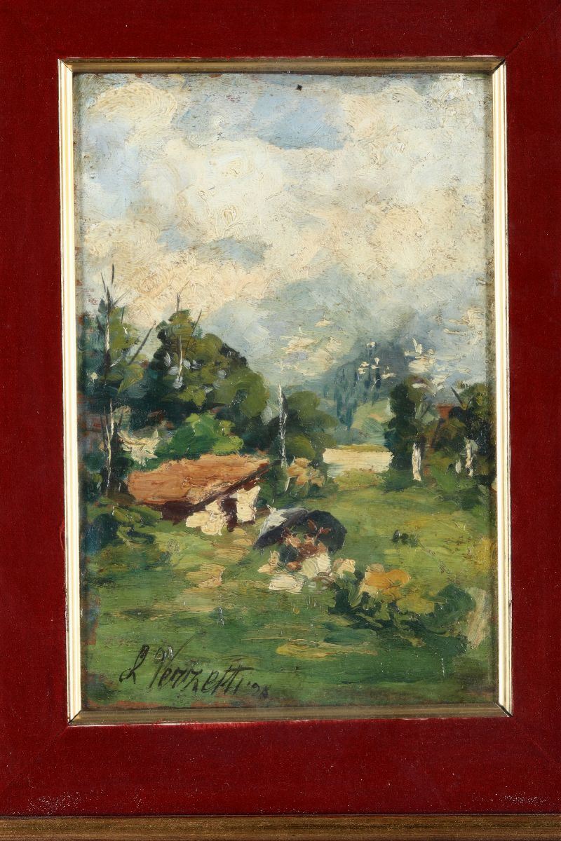 Libero Verzetti (1906 - 1989) Paesaggio montano  - Auction Paintings - Cambi Casa d'Aste