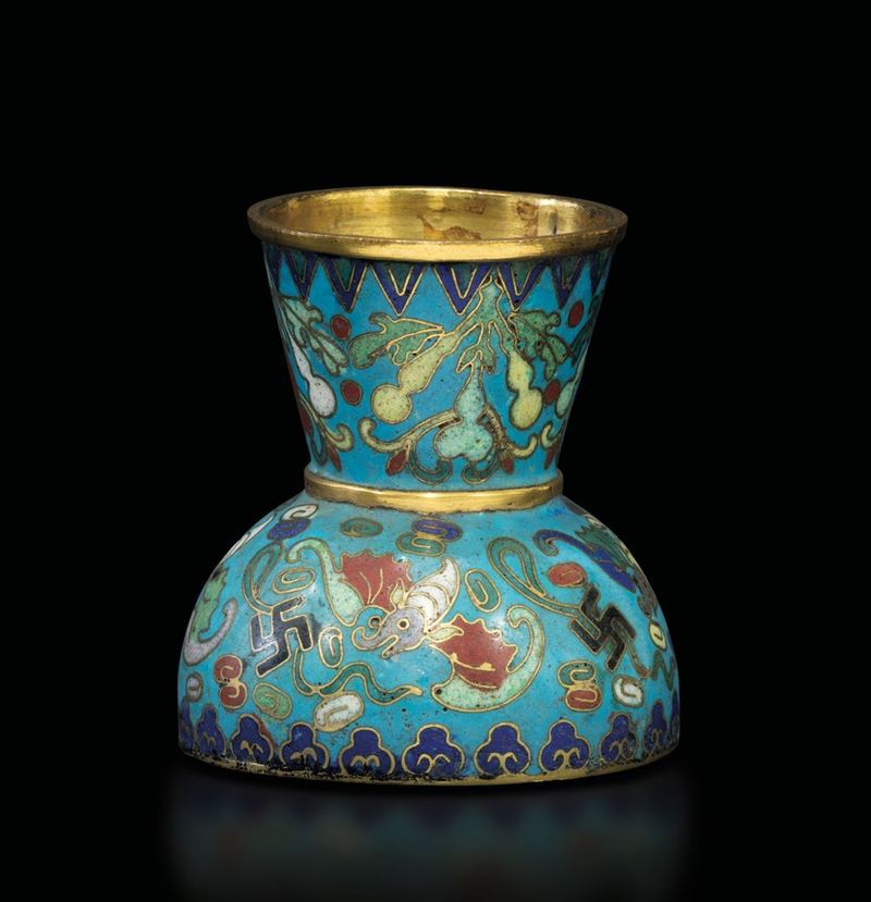 An enamelled vase, China, Qing Dynasty  - Auction Fine Chinese Works of Art - Cambi Casa d'Aste
